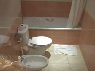 Oculto camara característica bañera masturbación