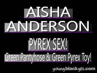 Sedusive násťročné čierne milovník aisha anderson
