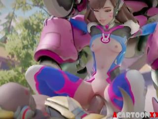 Sexy overwatch heroes ottenere fica scopata, x nominale clip 82